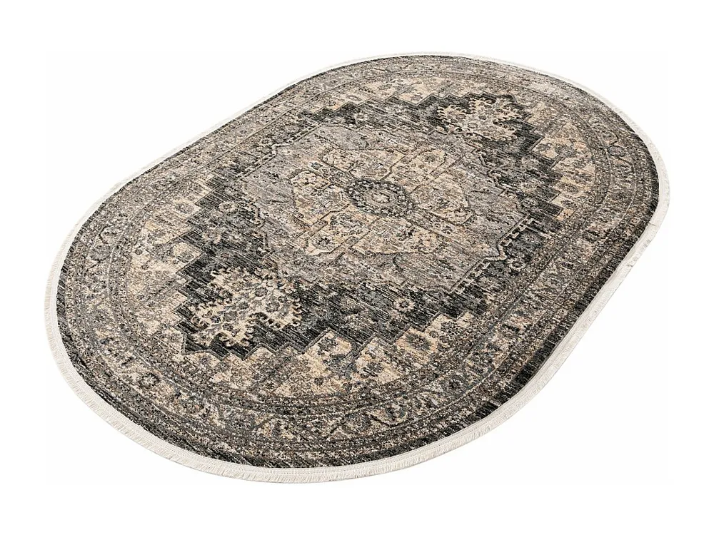 Tapijt 185 x 125 Grijs Zora Classical