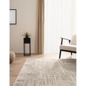 Tapijt 200 x 100 Elfenbein Zora Hedendaags