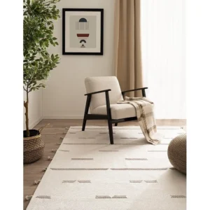 Tapijt - 225x100 - Wit - Juniper Boho