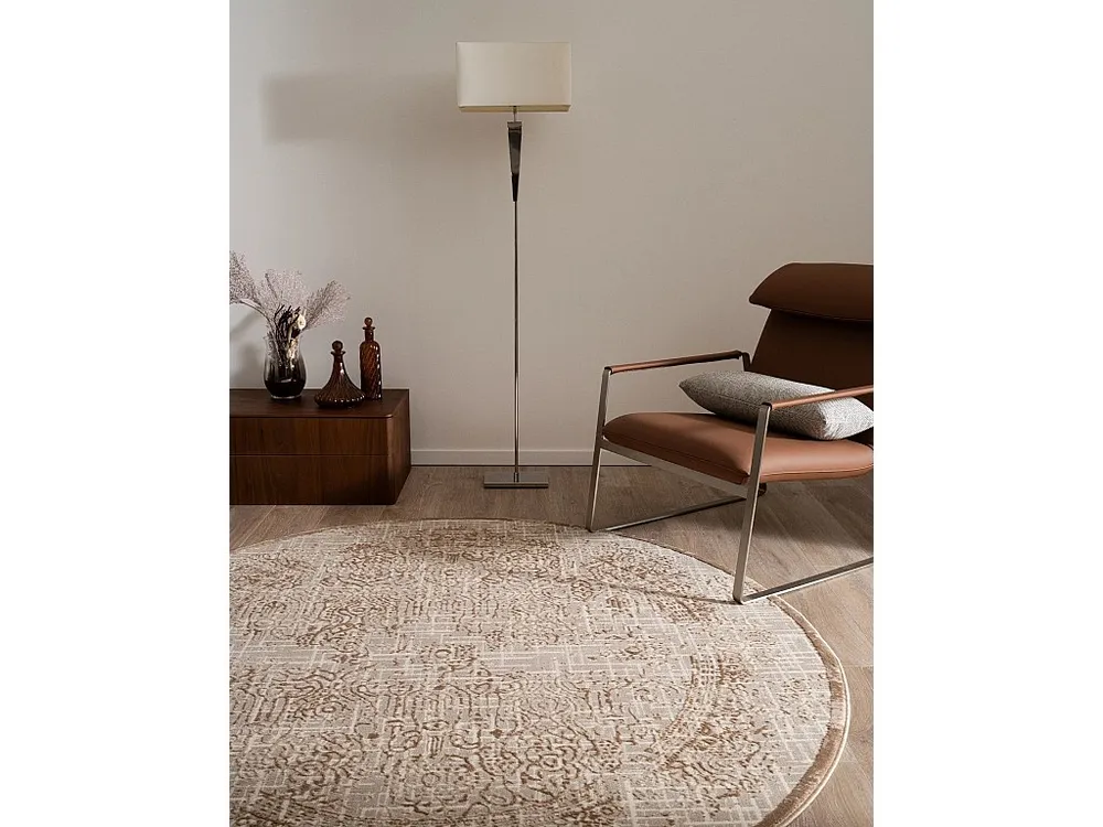 Tapijt 240x240 Ecru Bern Shimmer