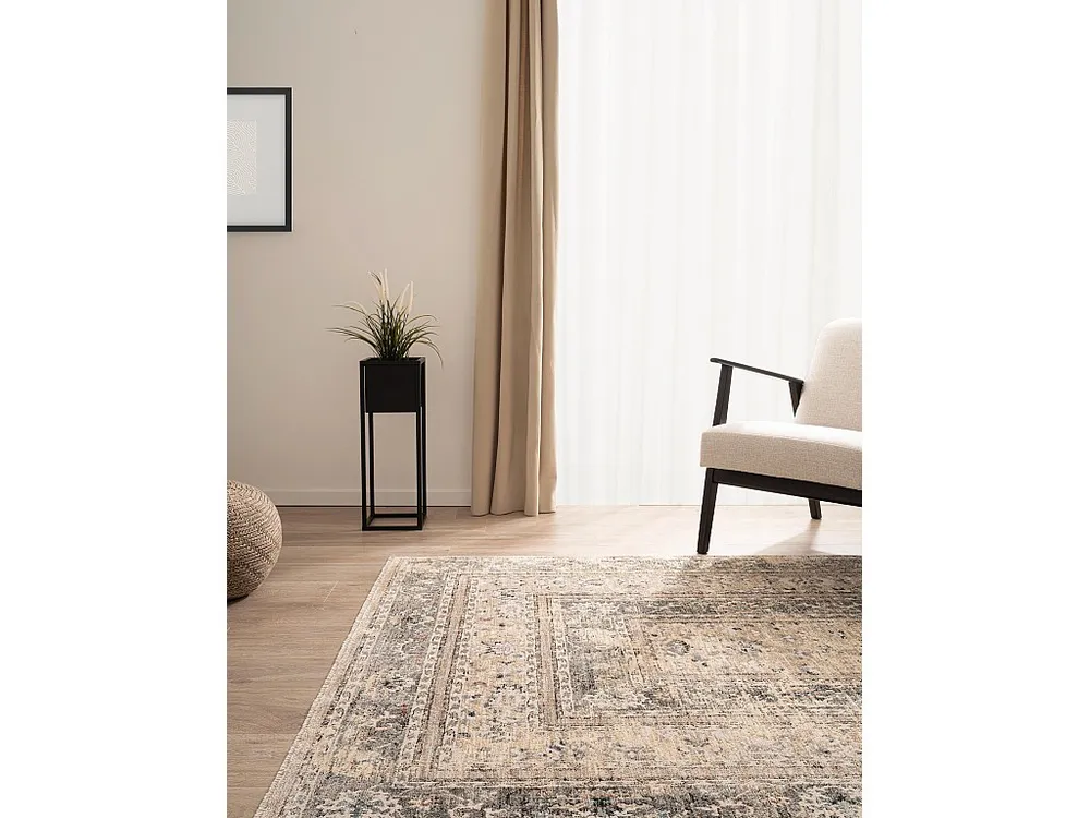 Tapijt 245 x 155 Crème Zora Strak