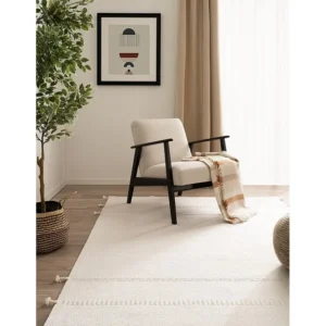 Tapijt - 290x200 - Wit - Juniper Eenkleurig
