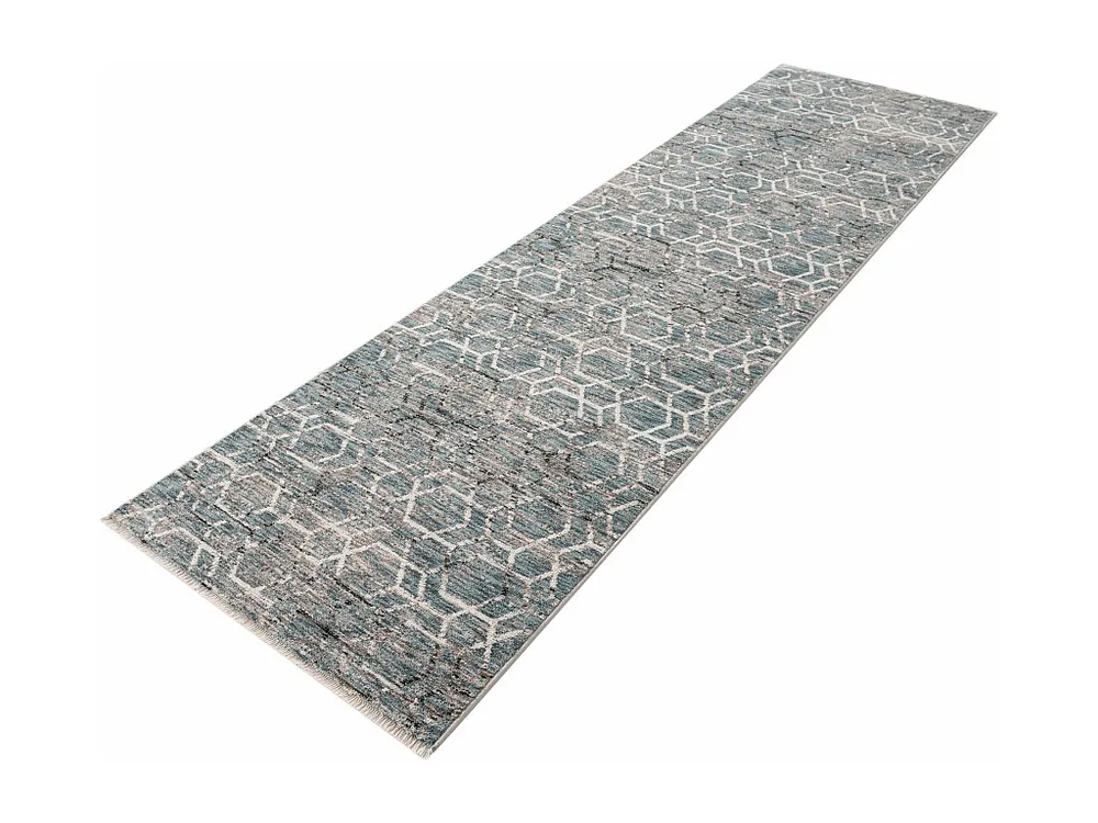 Tapijt 300 x 80 Blauw Zora Actueel