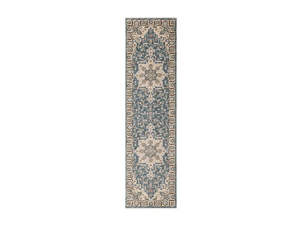 Tapijt 300 x 80 Blauw Zora Classical