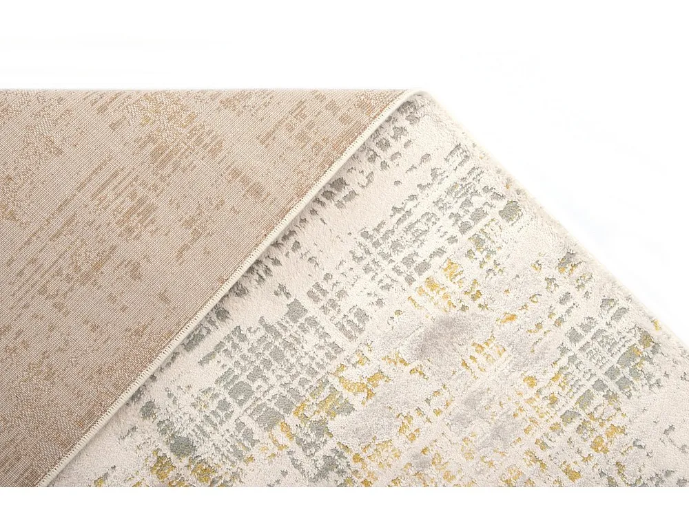 Tapijt 300x80 Ecru Royal Grid