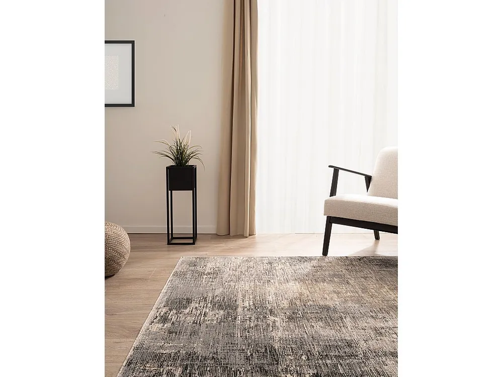Tapijt 305 x 245 Grijs Zora Contemporain