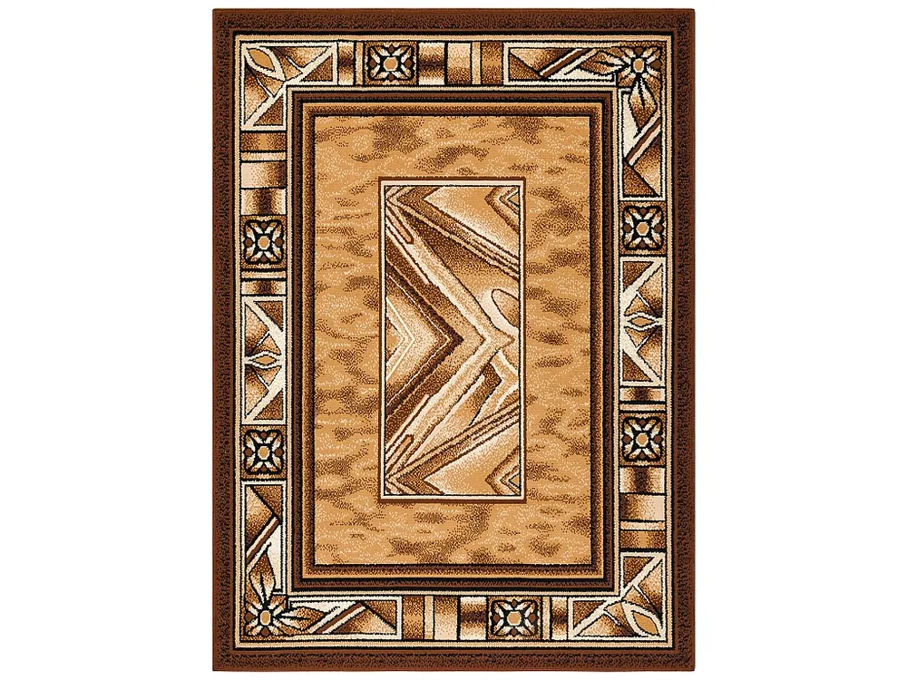 Tapijt BCF Morad OPAL kader, Klassiek - antiek goud 200x300 cm