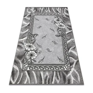 Tapijt BCF Morad TRIO Onveranderd bladje, bloemen - grijskleuring 160x220 cm