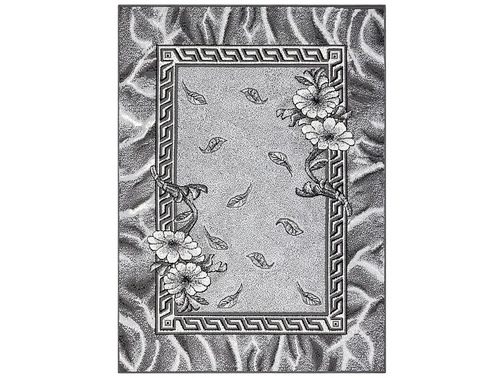 Tapijt BCF Morad TRIO Onveranderd bladje, bloemen - grijskleuring 160x220 cm