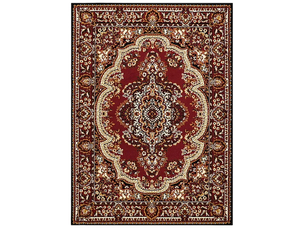 Tapijt BCF Morad WIOSNA Onveranderd ornament - bordeauxrood 140x200 cm