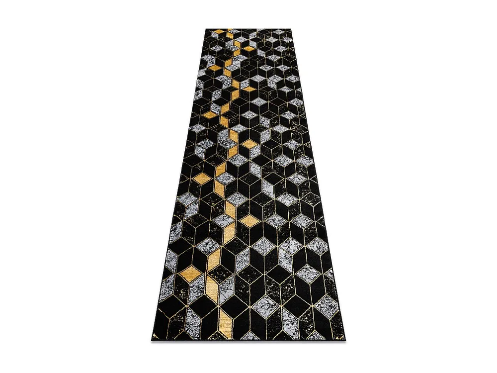 Tapijt, Chodnik GLOSS actueel 400B 86 stylowy, glamour, art deco, 3D ge 70x200 cm