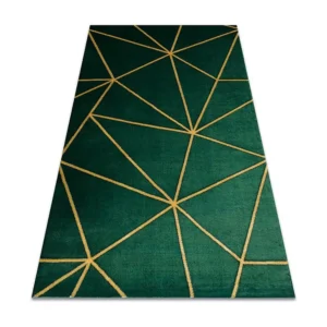 Tapijt EMERALD exclusief 1013 glamour, stijlvol geometrisch room / gou 240x330 cm