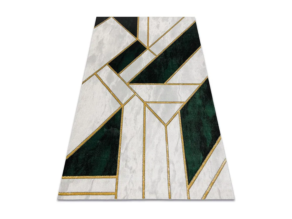 Tapijt EMERALD exclusief 1015 glamour, stijlvol marmer, geometrisch fl 180x270 cm