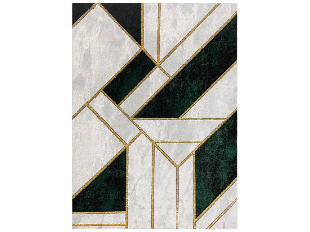 Tapijt EMERALD exclusief 1015 glamour, stijlvol marmer, geometrisch fl 180x270 cm