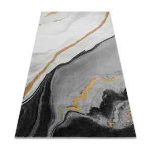 Tapijt EMERALD exclusief 1017 glamour, stijlvol marmer zwart / goud 200x290 cm