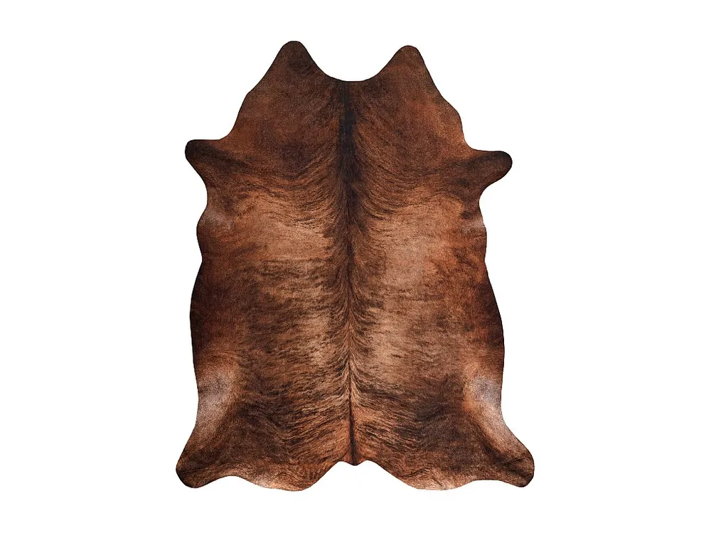 Tapijt Kunstleer Imitatie rundleer , G5067-3 Bruine leer 180x220 cm