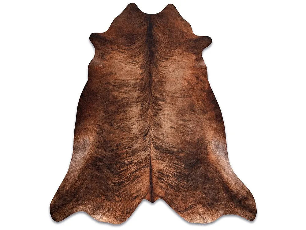 Tapijt Kunstleer Imitatie rundleer , G5067-3 Bruine leer 180x220 cm