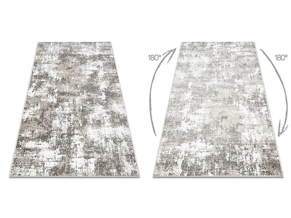 Tapijt MATEO 8038/944 Contemporain vintage - structureel grijs / beige 240x330 cm
