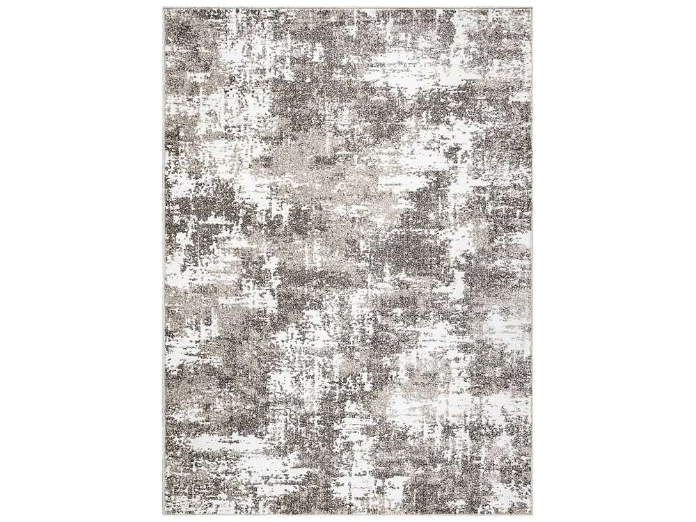 Tapijt MATEO 8038/944 Contemporain vintage - structureel grijs / beige 240x330 cm