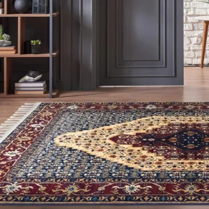 Tapijt met oosterse stijl ANKARA - 160 x 230 cm - Rood en blauw