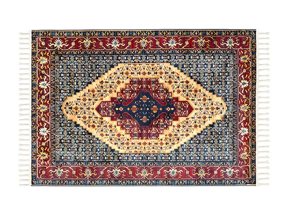 Tapijt met oosterse stijl ANKARA - 160 x 230 cm - Rood en blauw