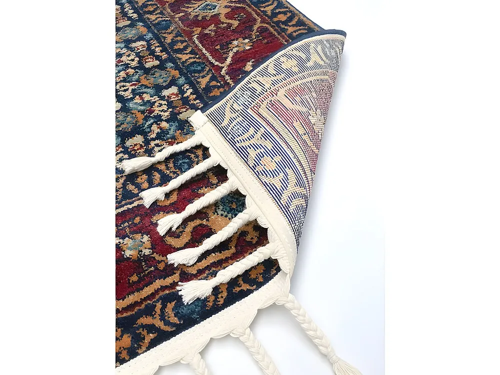Tapijt met oosterse stijl ANKARA - 160 x 230 cm - Rood en blauw