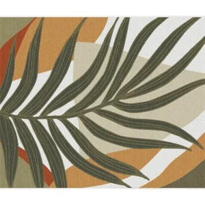 Tapijt met tropische motieven voor binnen buiten - 150 x 200 cm - Meerdere kleuren - FLORINA