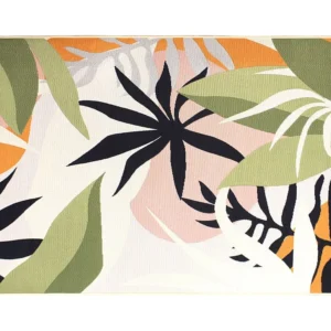 Tapijt met tropische motieven voor binnen buiten - 200 x 300 cm - Meerdere kleuren - FLAVIA