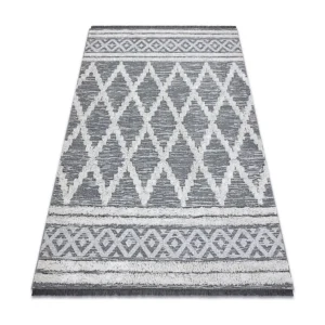 Tapijt MOROC Ruit 22297 Ecologisch , EKO SISAL rand - twee poolhoogte 78x150 cm