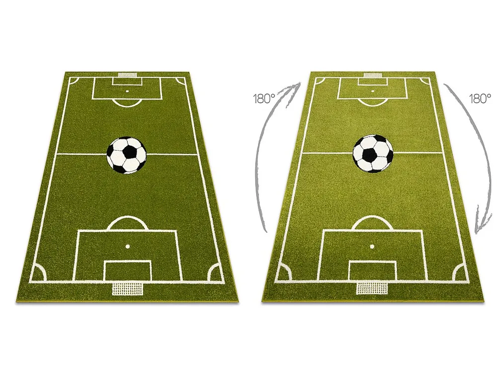 Tapijt MUNDIAL voetbalveld, voetbal - groen 140x200 cm