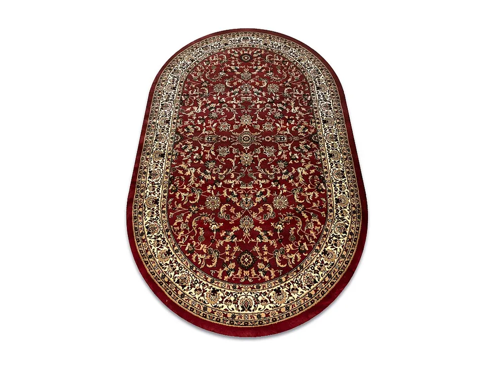 Tapijt ROYAL ADR Ovaal patroon 1745 kastanjebruin 100x180 cm