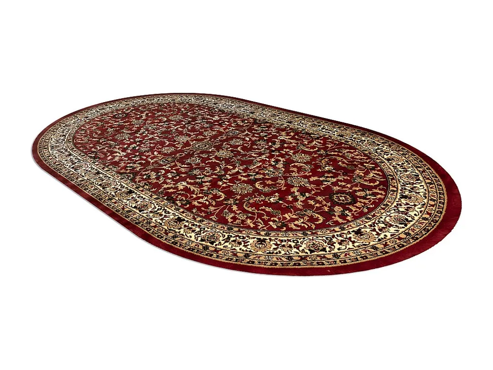 Tapijt ROYAL ADR Ovaal patroon 1745 kastanjebruin 100x180 cm