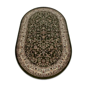 Tapijt ROYAL ADR Ovaal patroon 1745 groen 150x250 cm