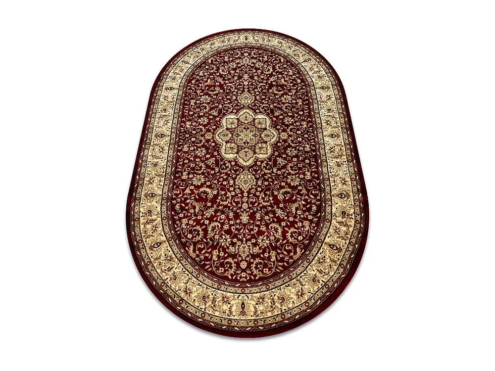 Tapijt ROYAL ADR Ovaal patroon 521 kastanjebruin 100x180 cm