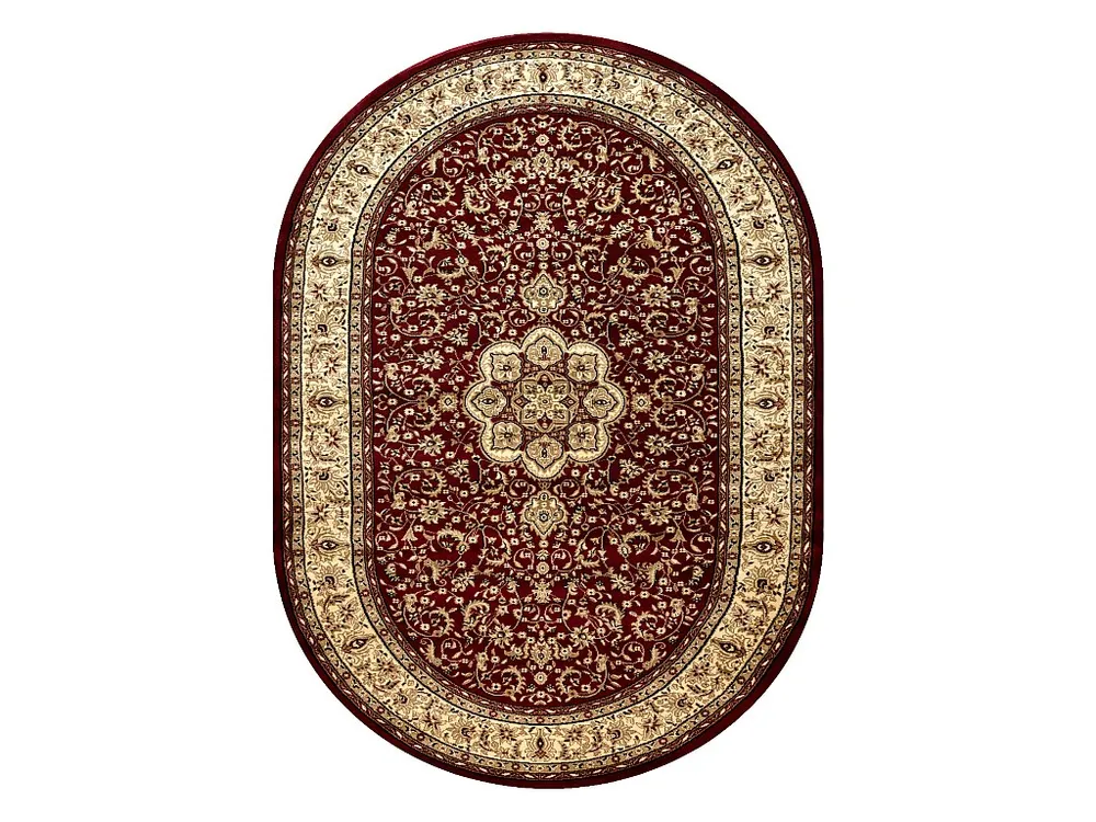 Tapijt ROYAL ADR Ovaal patroon 521 kastanjebruin 100x180 cm
