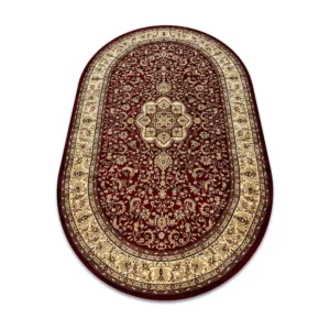 Tapijt ROYAL ADR Ovaal patroon 521 kastanjebruin 150x250 cm