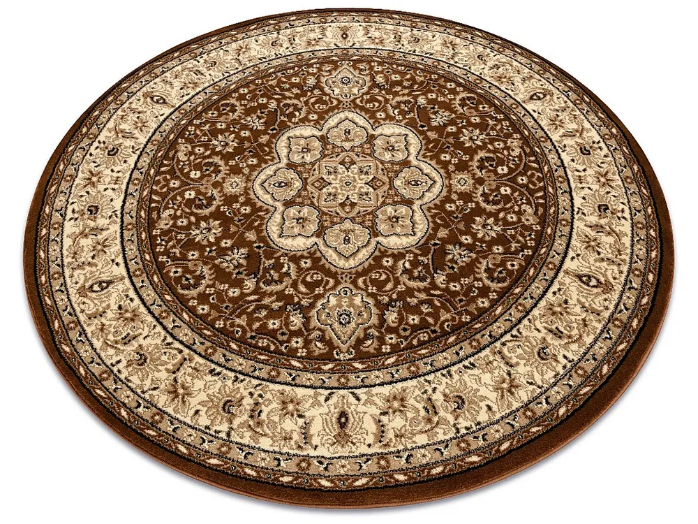 Tapijt ROYAL ADR ROND patroon 521 bruin cercle 200 cm