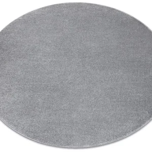 Tapijt SOFTY cirkel uniform, enkele kleur grijs cercle 150 cm