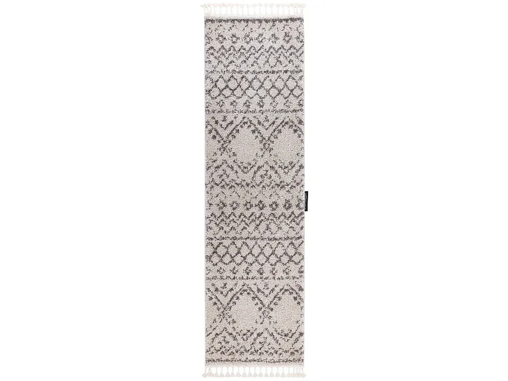 Tapijt, Vloerbekleding BERBER RABAT crème - voor keuken, naar de gang 80x250 cm