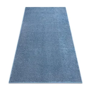 TAPIJT - Vloerbekleding SANTA FE blauw 74 , glad , uniform, enkele kle 300x500 cm