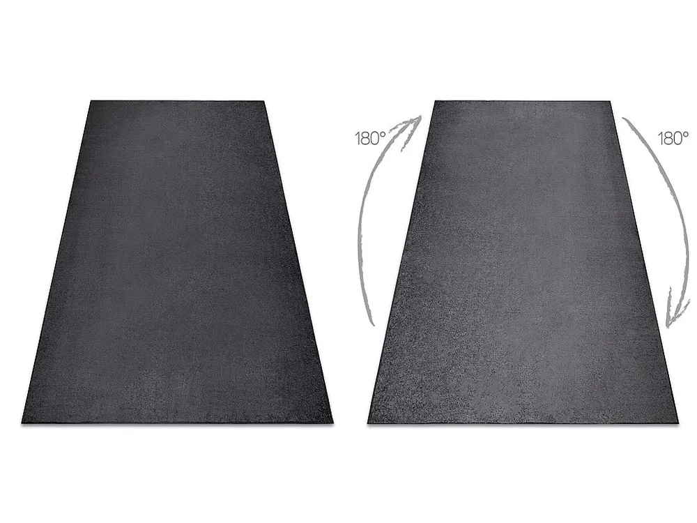 TAPIJT - Vloerbekleding SANTA FE zwart 98, glad , uniform, enkele kle 400x400 cm