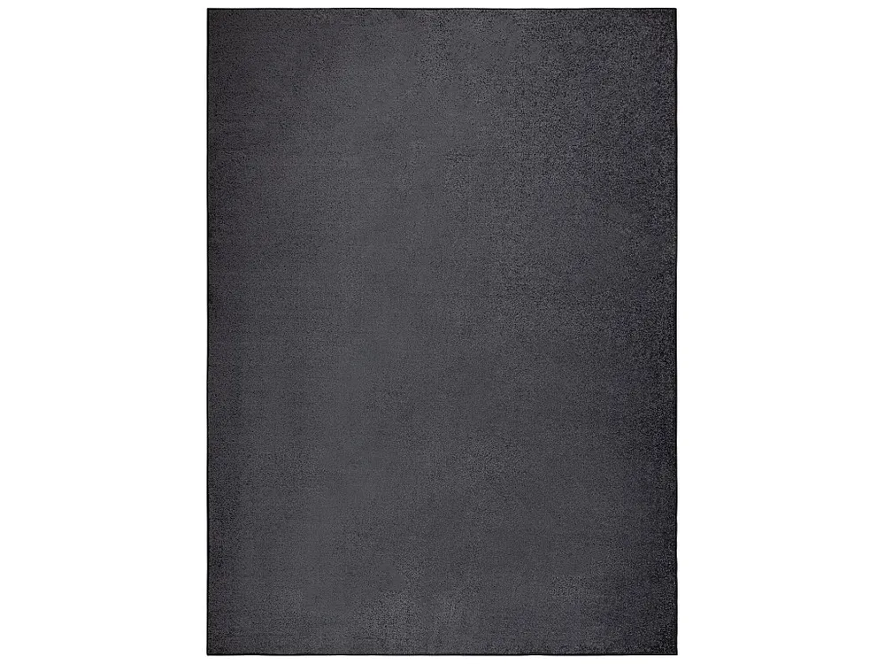 TAPIJT - Vloerbekleding SANTA FE zwart 98, glad , uniform, enkele kle 400x400 cm