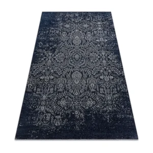Tapijt Wol JADE 45008/500 Ornament donkerblauw / ecru OSTA 160x230 cm