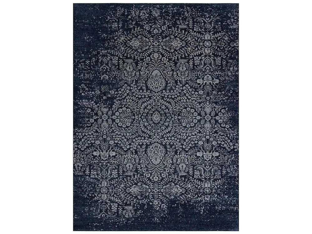 Tapijt Wol JADE 45008/500 Ornament donkerblauw / ecru OSTA 160x230 cm