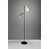 Trio Lighting Vloerlamp Agudo - 10 W, Hoogte: 161 cm, Zwart, Koffie / Ecru, E27