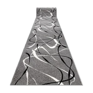 Vloerbekleding KWIKZILVER CHOCO grijskleuring 120 cm 120x600 cm