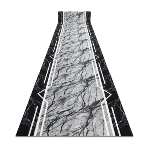 Vloerbekleding met elastisch bekleed 80 cm MARMER, steen grijskleuring 80x370 cm