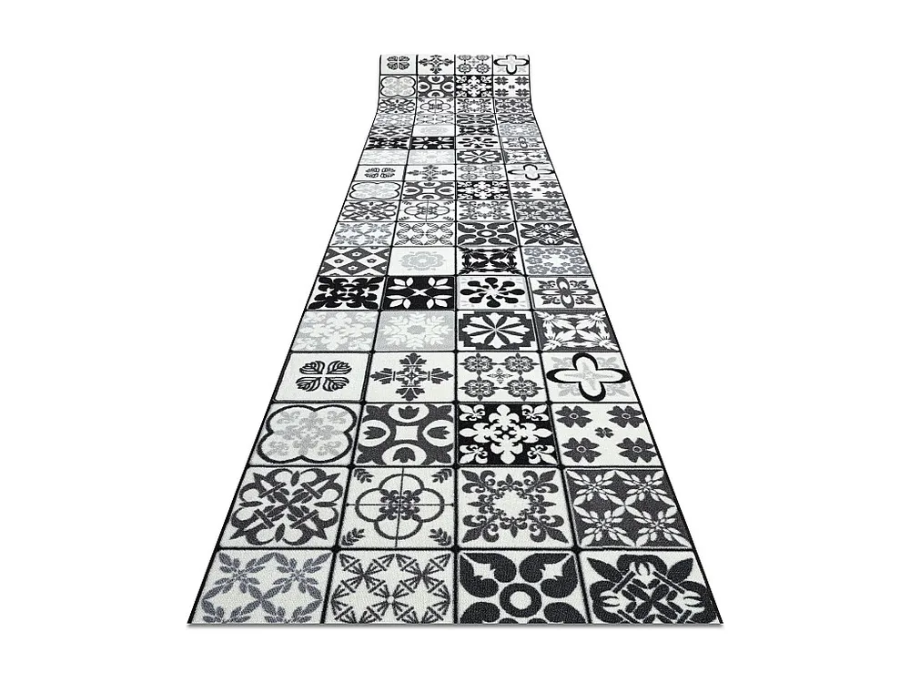 Vloerbekleding met natuurrubber bekleed 80cm AZULEJO PATCHWORK, lissabon teg 80x120 cm