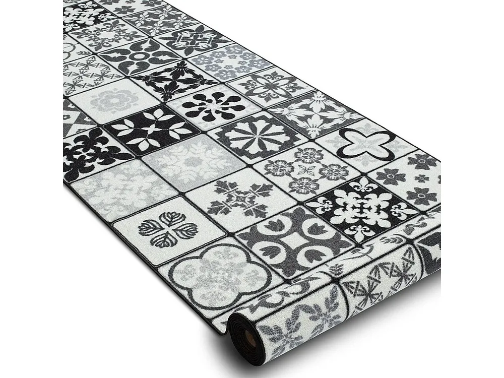 Vloerbekleding met natuurrubber bekleed 80cm AZULEJO PATCHWORK, lissabon teg 80x120 cm