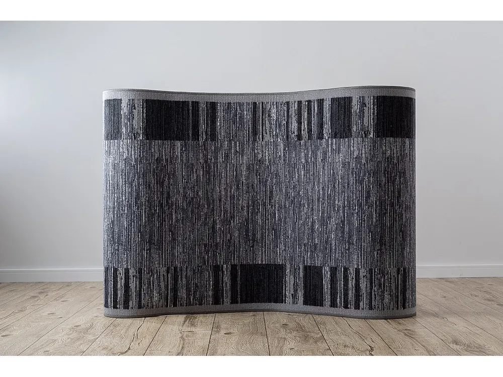 Vloerbekleding met natuurrubber bekleed ADAGIO grijskleuring 100x600 cm